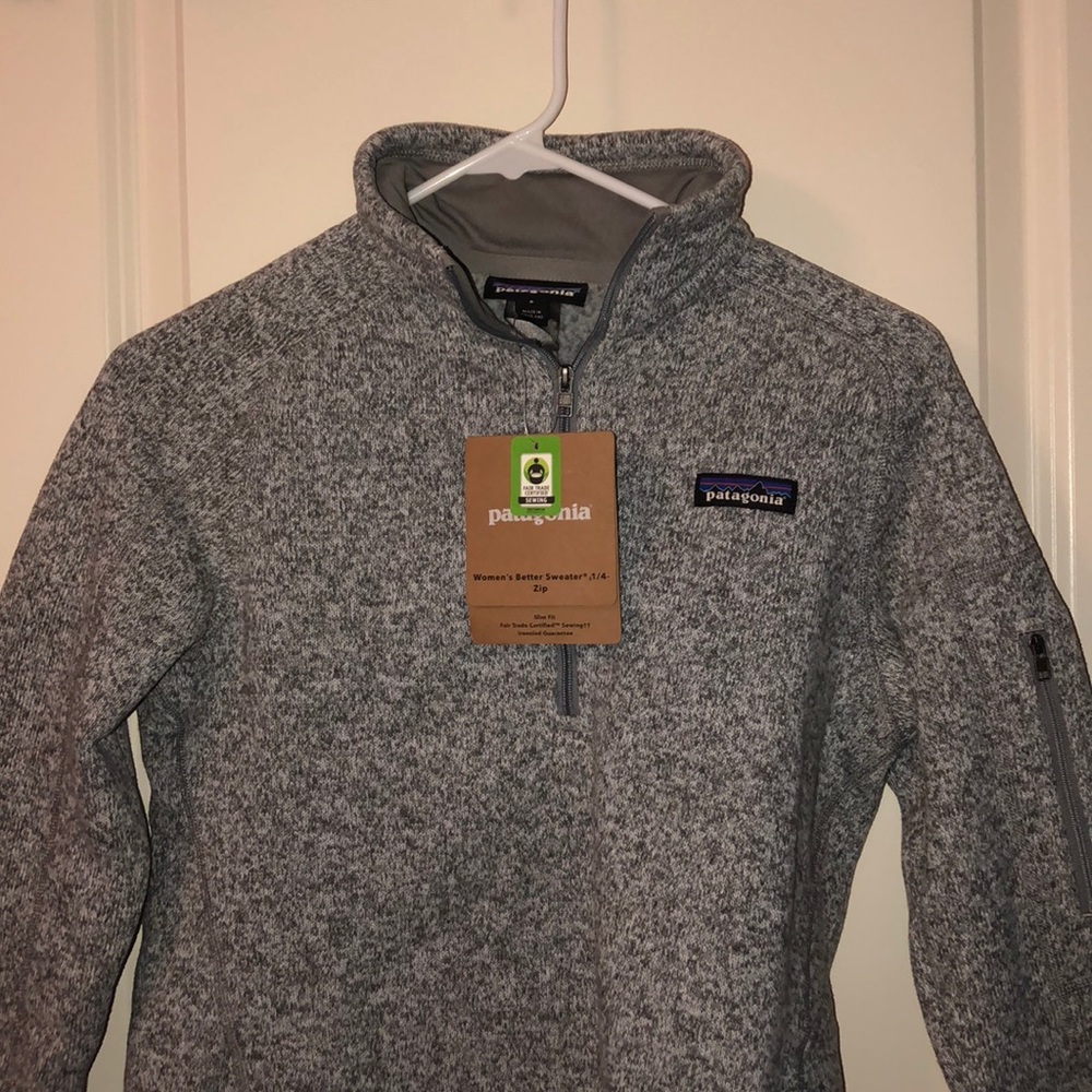 NWT Patagonia women’s better sweater 1/4 zip